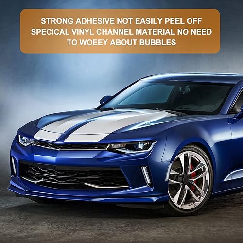 Miniatura 3 de Voilamart Juego de 4 luces de posición laterales compatibles con Chevy Camaro 2016-2021, lente ahumada LED blanca delantera y trasera para conductor