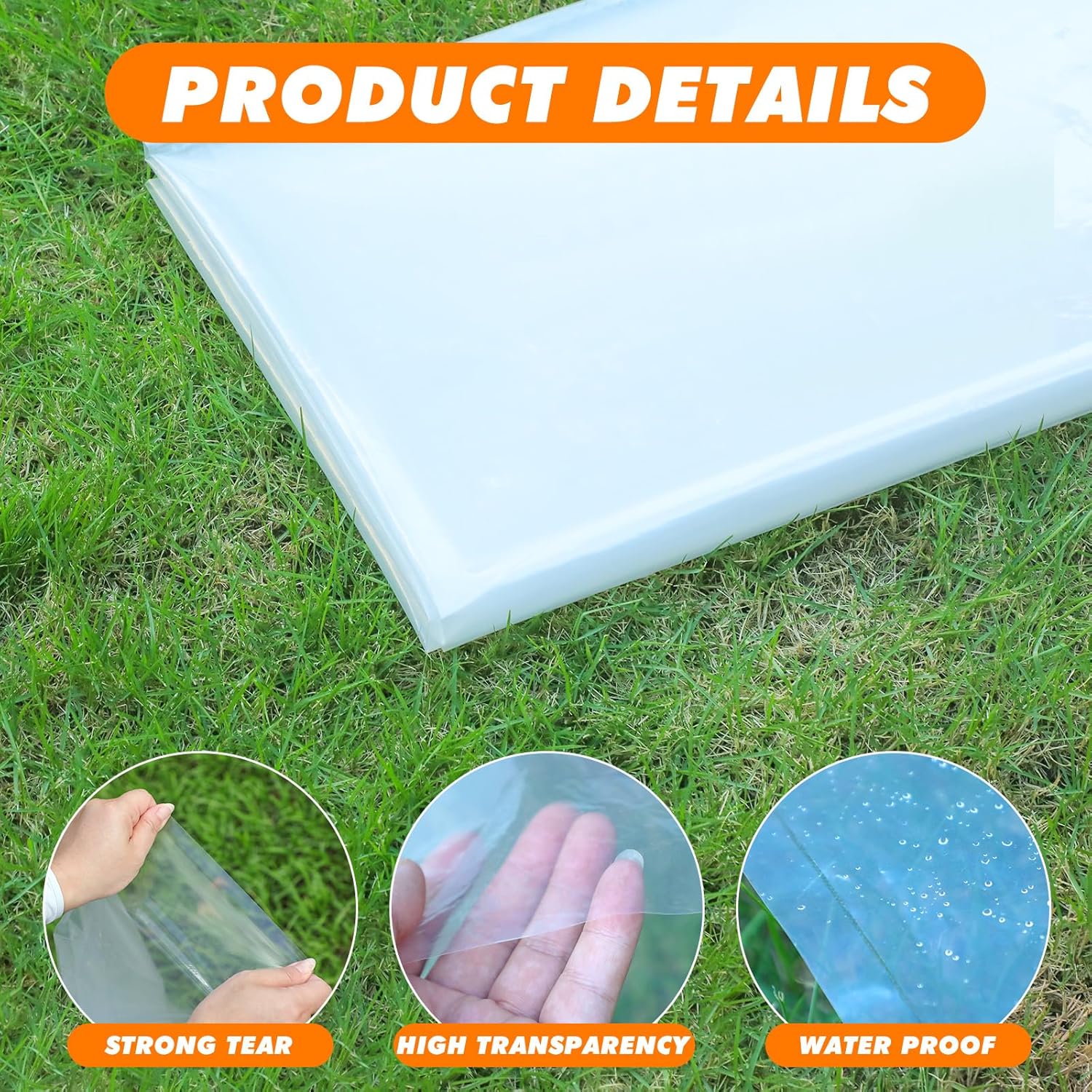 98.4 x 59 Inches Large Balloon Storage Bags,4PACK Balloon Bags for Transport Big Plastic Balloon Transport Bags,Clear Balloon Drop Bag ((4) - Image 3