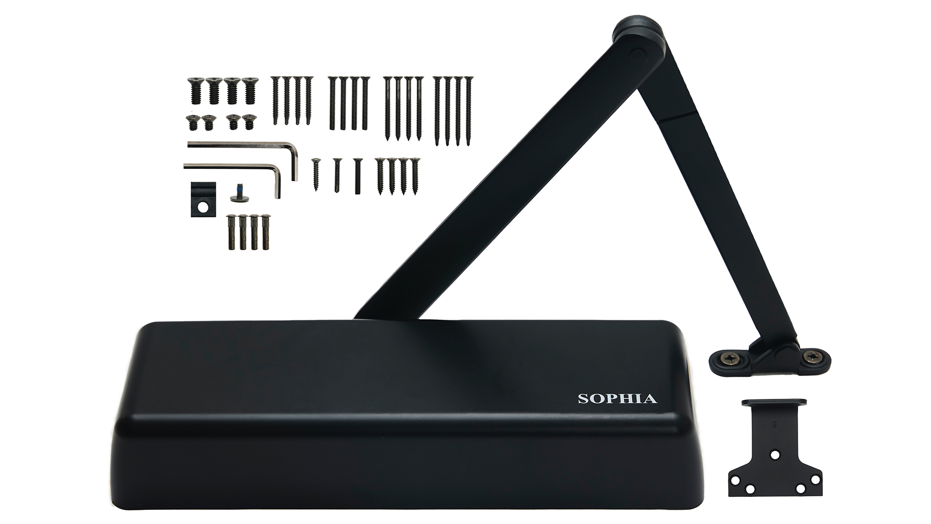 SOPHIA Automatic Door Closer Heavy Duty, Commercial Grade 1