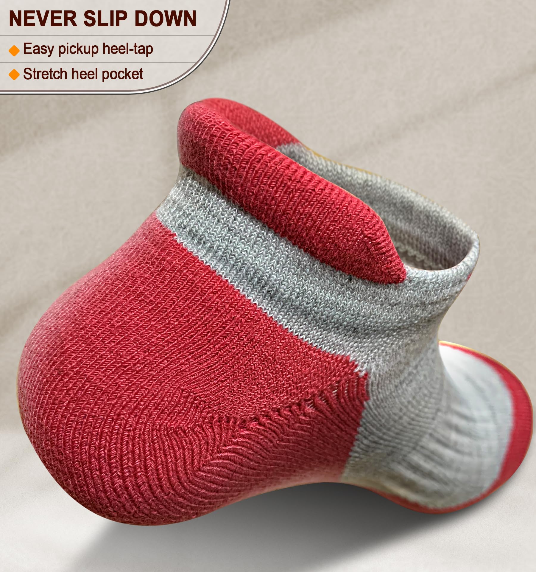 BULLIANT Calzini Sportivi Donna 6 paia, Calze Corsa Cuscino Completo con Linguetta sul Tallone