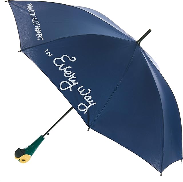 Paladone Mary Poppins Umbrella with Parrot Handle - Officially Licensed Disney Merchandise, 1.2 meters