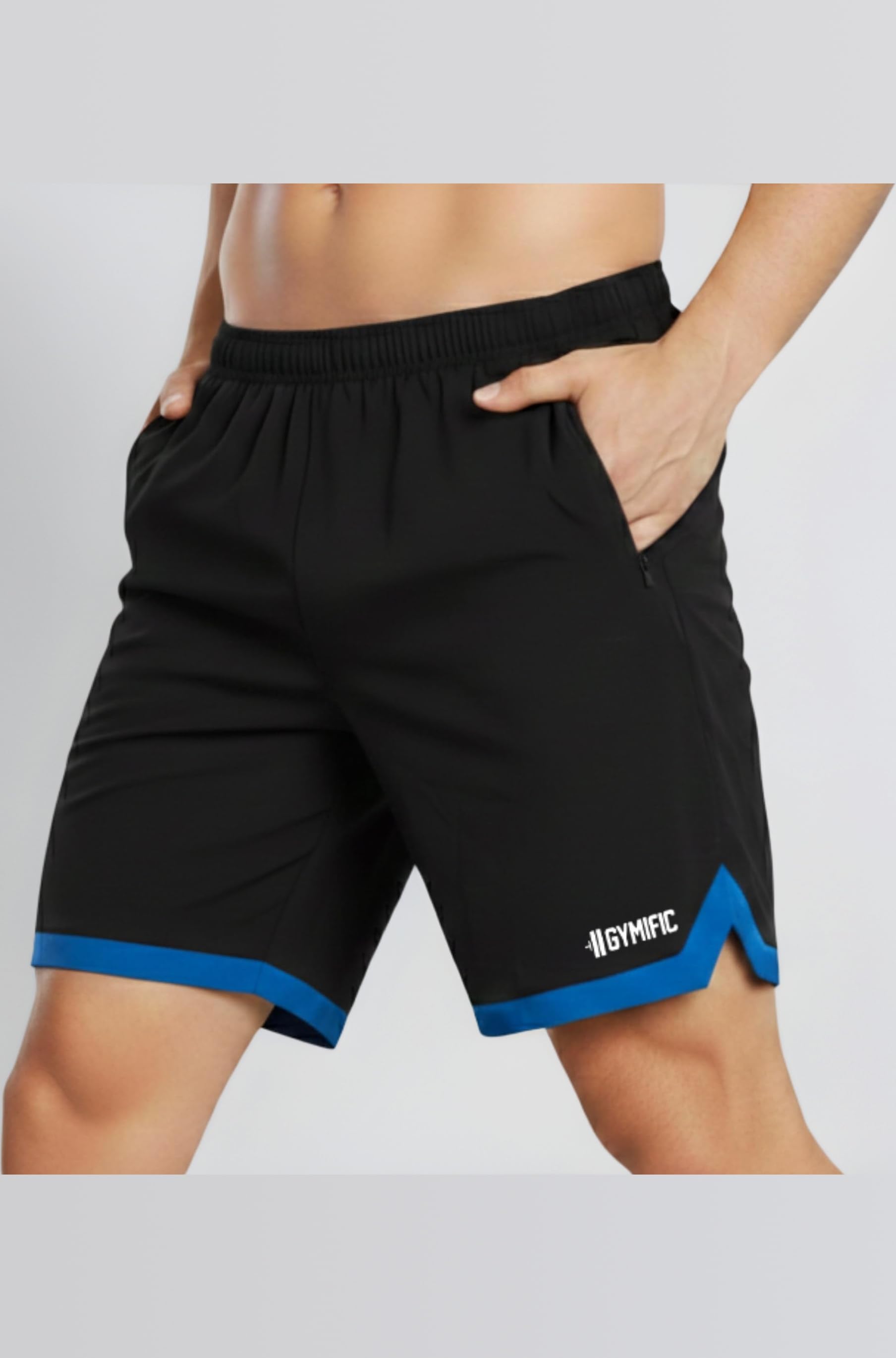 Mens Sports Training Running Dry Fit Solid Boxer Shorts | Premium Lightweight Stretchable Activewear Gym Shorts for Running, Workout, Training & Fitness