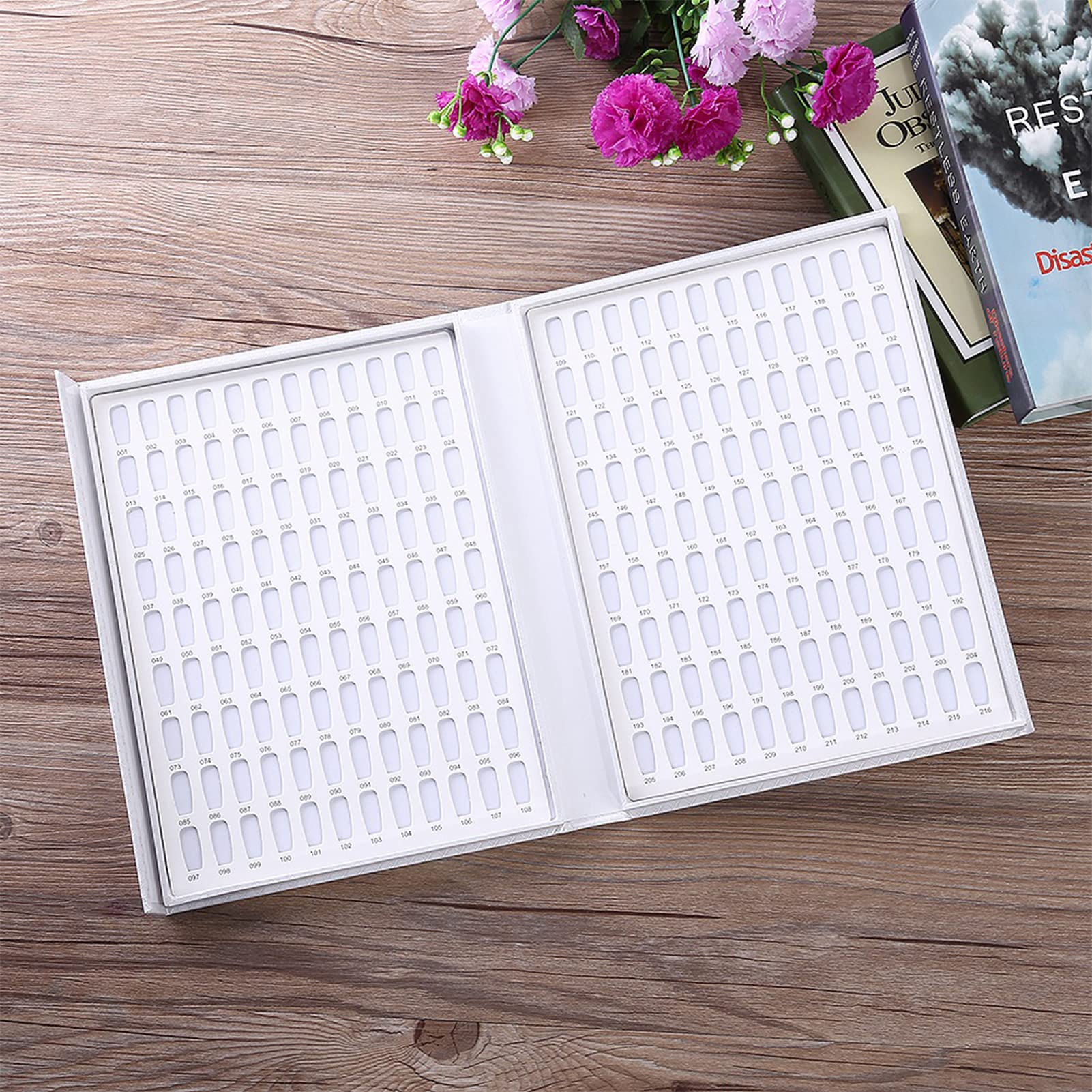 Nail Gel Color Display Chart Book, Large Capacity 216 Colors Nail Polish Display, Easy-to-Use Manicure Tools - Image 4
