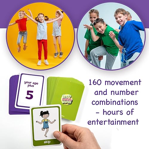 Vista 6 de Tarjetas de ejercicios para niños – Equipo de PE para la escuela primaria, equipo de entrenamiento para niños, juegos de ejercicio, ejercicio