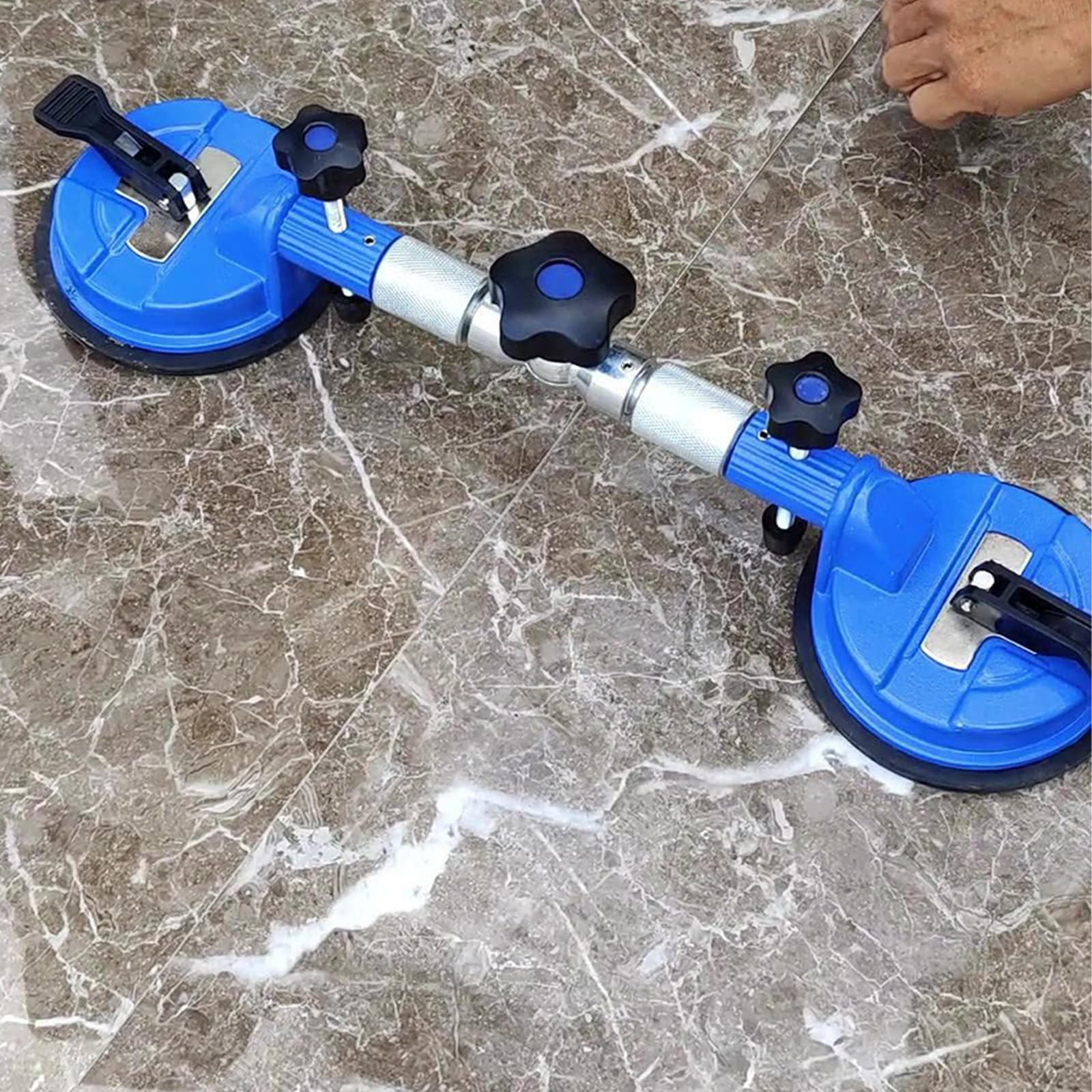 Strumento di installazione a ventosa per la perfetta configurazione di piani di lavoro e livellatori fai da te per piastre di grandi dimensioni