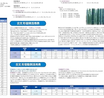 Amazon.co.jp: proceedx中学学習ポスター10044古文文法2動詞