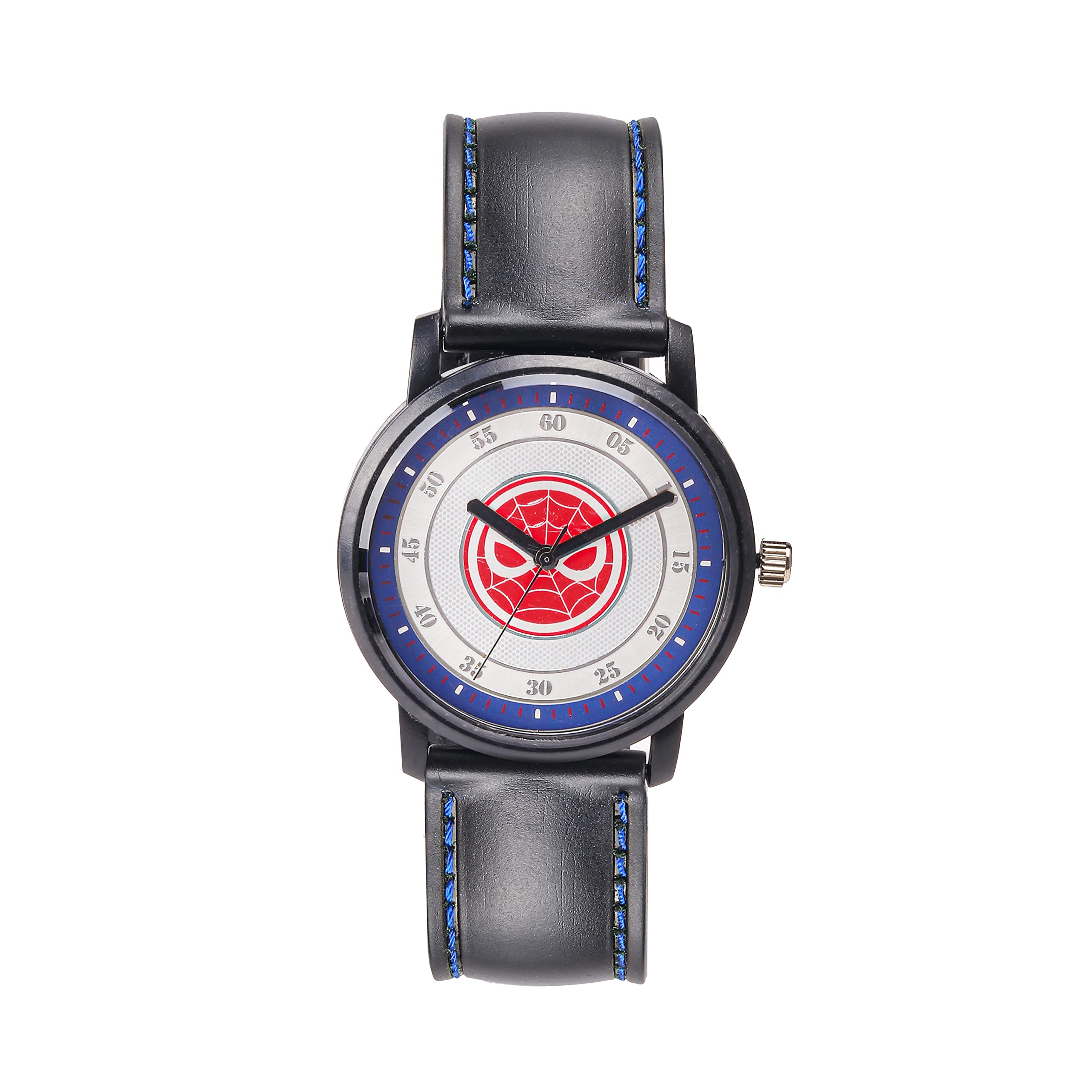 Marvel Spider Man Leather Strap Analog Wrist Watch for Men (Black/Red/Blue) | AZ354 (B0C625F2HN) Amazon Price History, Amazon Price Tracker