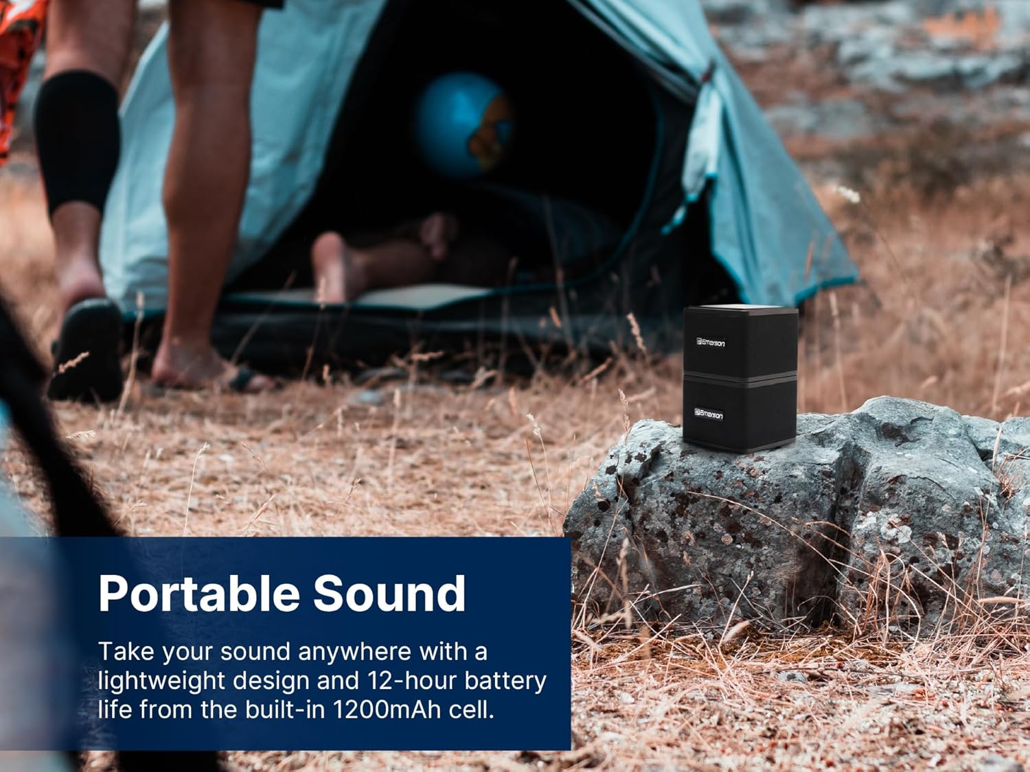 Emerson EAS-3006-BK Sound Blox – Wireless Magnetic Stackable Bluetooth Speakers, Instant Connect, Multi-Room Audio, USB-C Charging, Built-in Subwoofer - Image 7