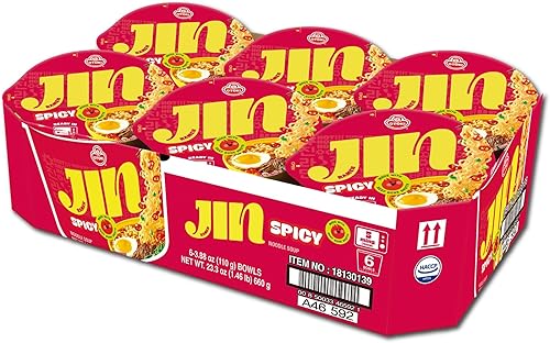 OTOKI Jin Ramen Spicy Bowl – Authentic Korean Instant Noodles with 13-Hour Simme
