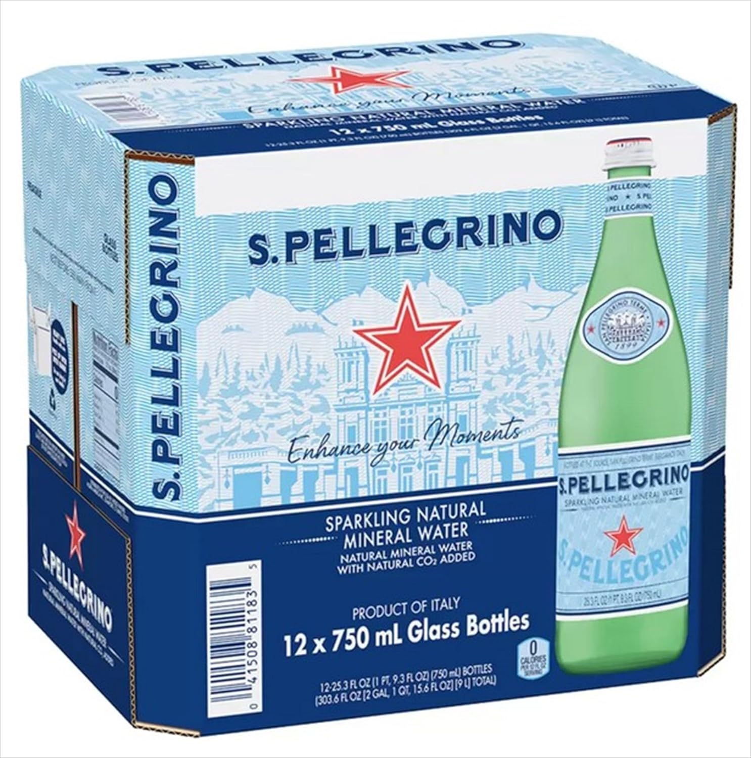 San Pellegrino Mineral Water,303.6 Fl Oz, 25.3 Fl Oz (Pack of 12)