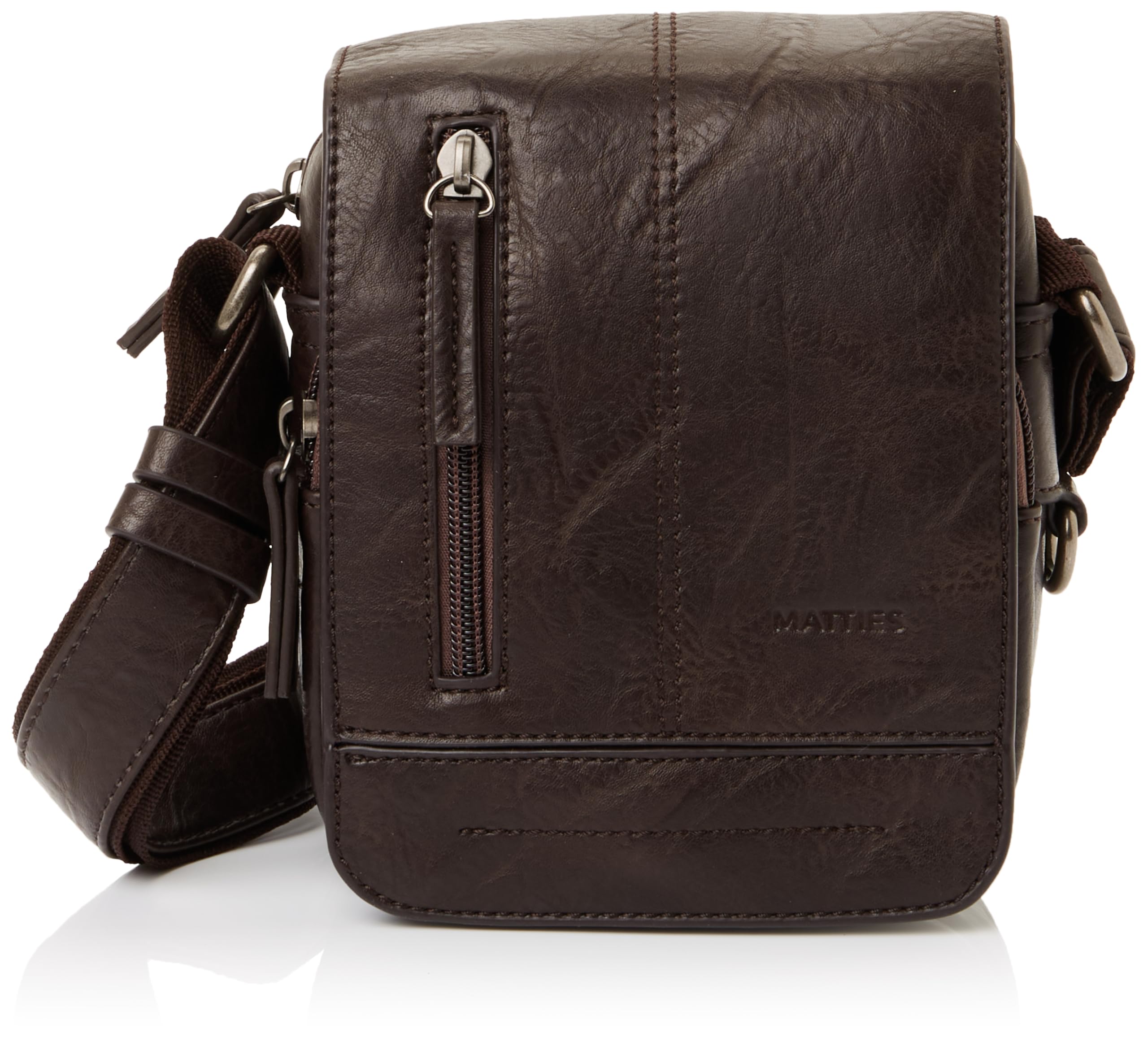 MATTIES Men's Classic Sport Bags, Brown, 0cm x 14cm x 16cm