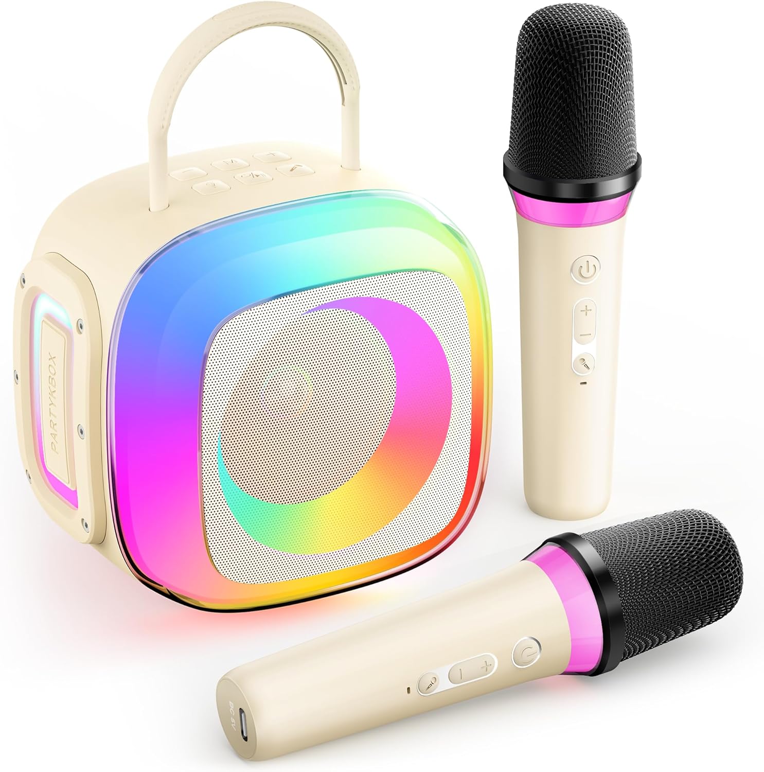Amazon.com: Mini Karaoke Machine for Kids Adults: Portable Bluetooth ...