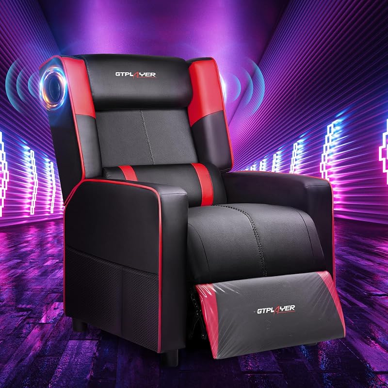 GTPLAYER Gaming Recliner Chair with Bluetooth