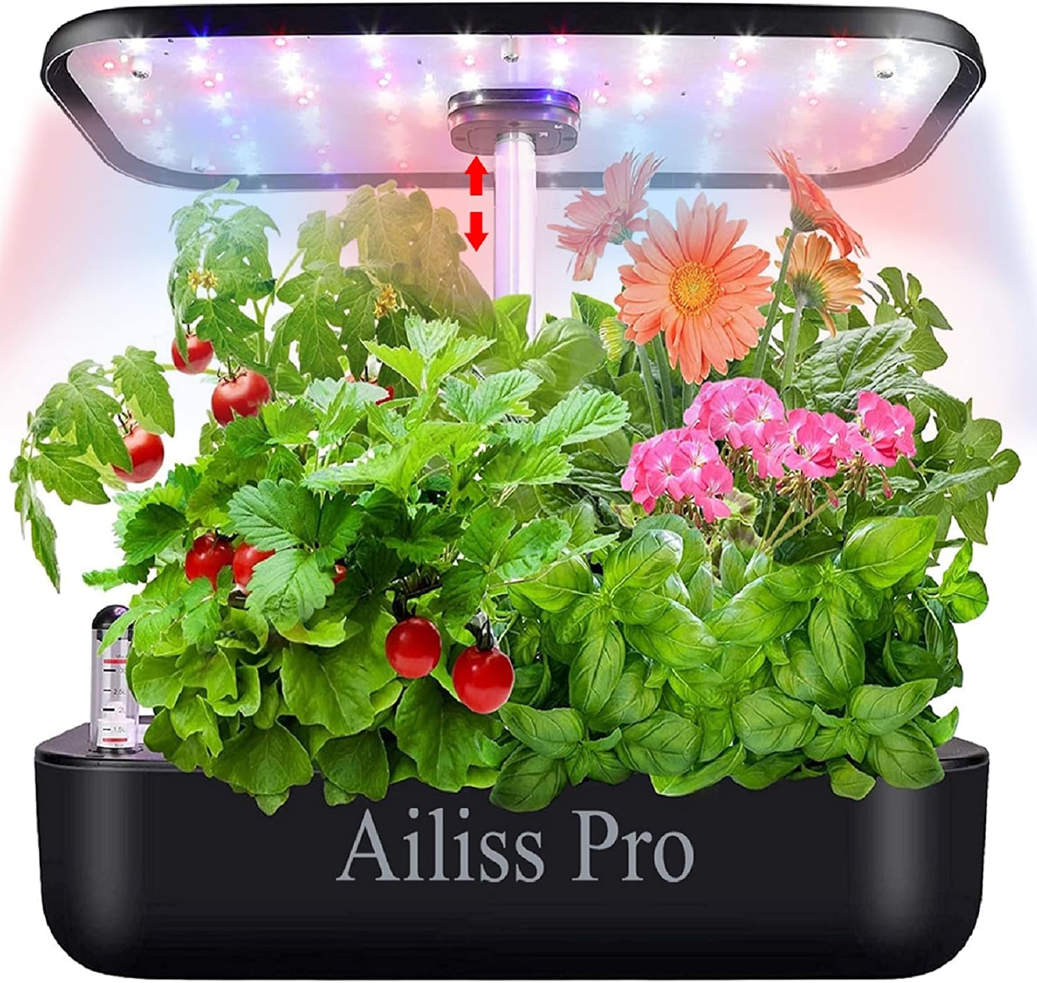 Hydroponics Growing System 12 Pods Herb Garden Indoor Herb Garden Starter Kit Auto Smart Garden Planter with Cycle Timing Function and Adjustable LED Lighting,Aeroponics Growing System,Herb Grower