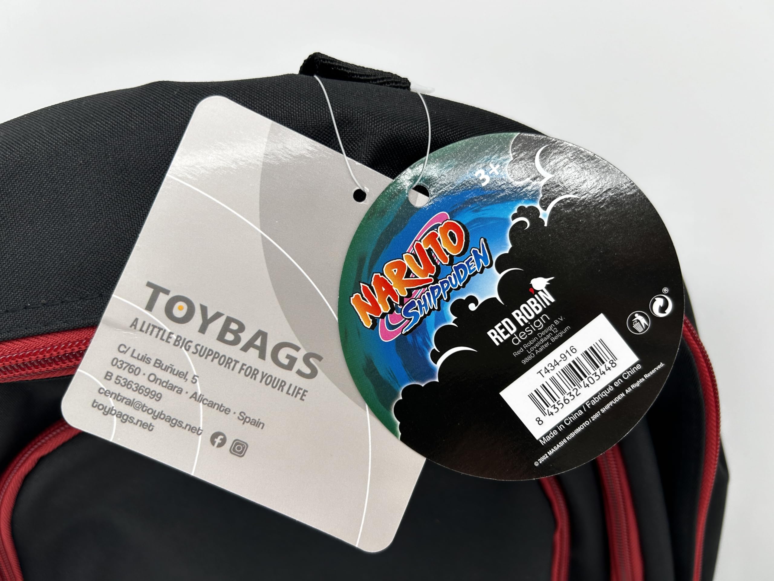 Mochila Escolar Naruto Cloud - Doble Compartimento y Bolsillo Frontal - Bolsillos Laterales - Portaordenador e Interior Forrado - Adaptable a Carro - 19 × 31 × 42 cm - Toybags