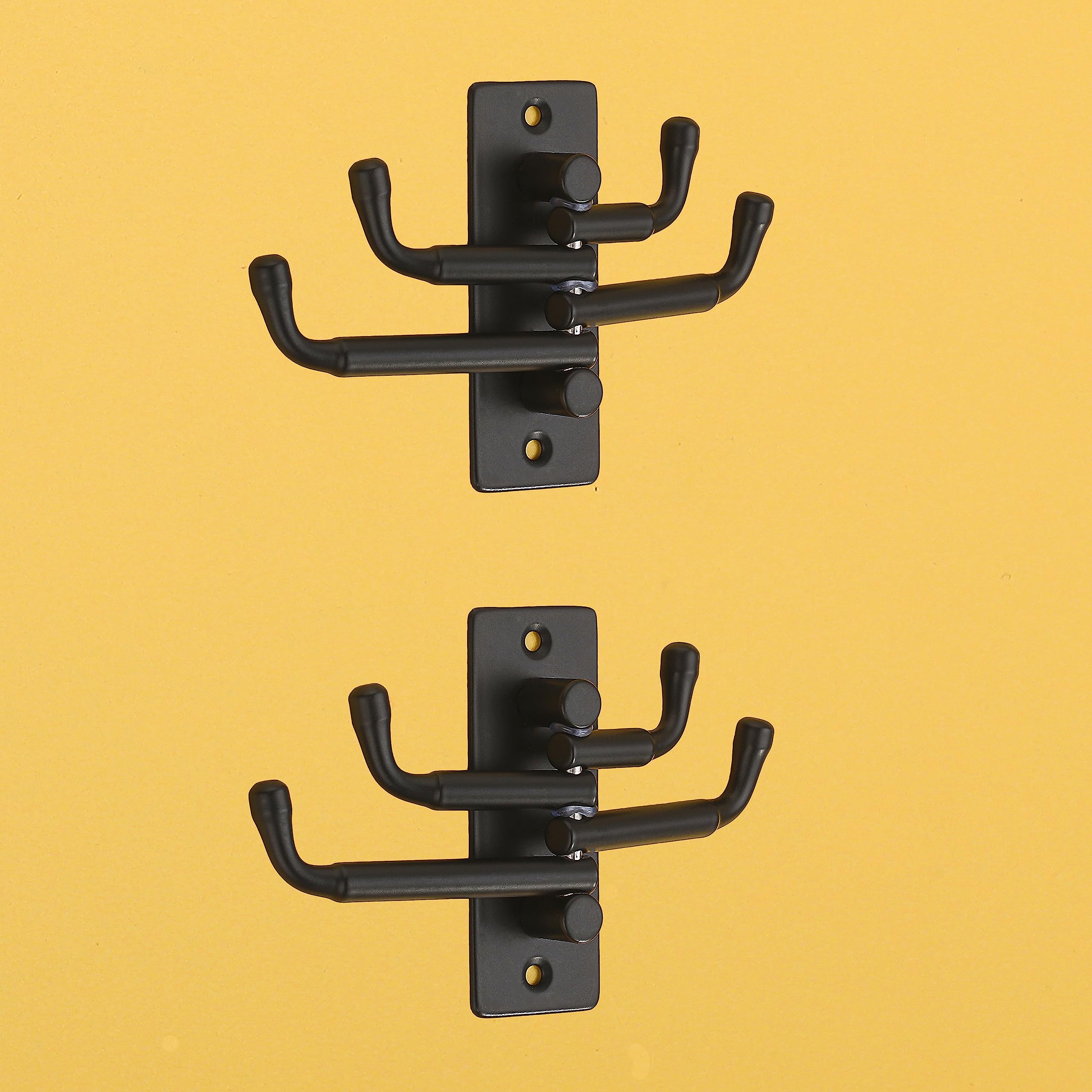 iSTAR Flexible 4 Pin Stainless Steel Hooks Cloth Hanger Wall Hook Door Robe Hooks for Hanging Keys,Clothes,Towel Steel Hook (Pack of 2)-image-37