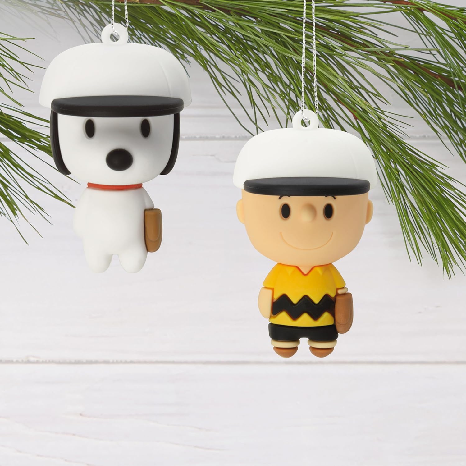 Hallmark Peanuts Baseball Mystery Miniature Christmas Ornaments, Set of 2 - Image 4
