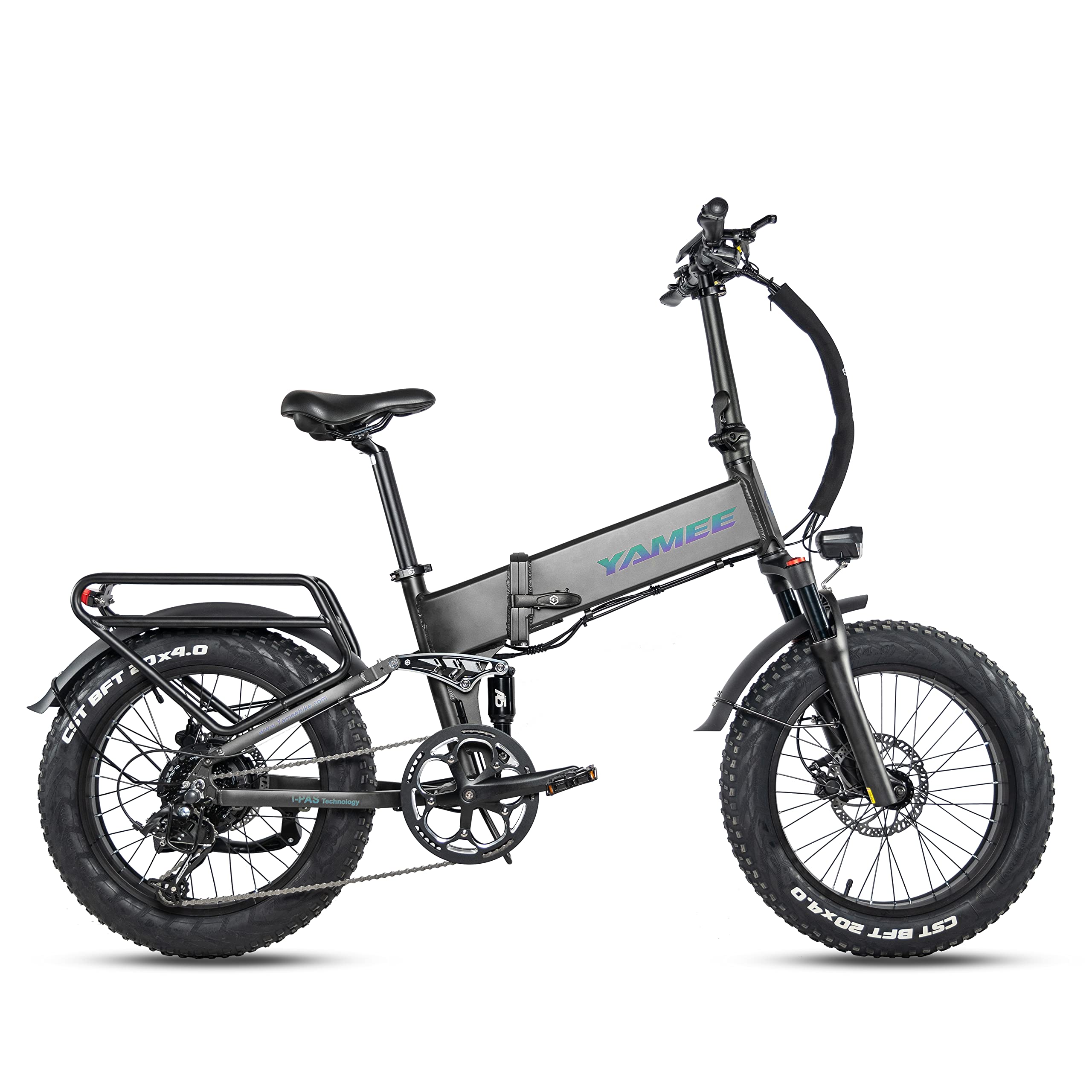 Buy YAMEE 48V 750W Electric Bike for Adults Folding Bike 14.5AH Lithium Battery 20inch 4.0 All