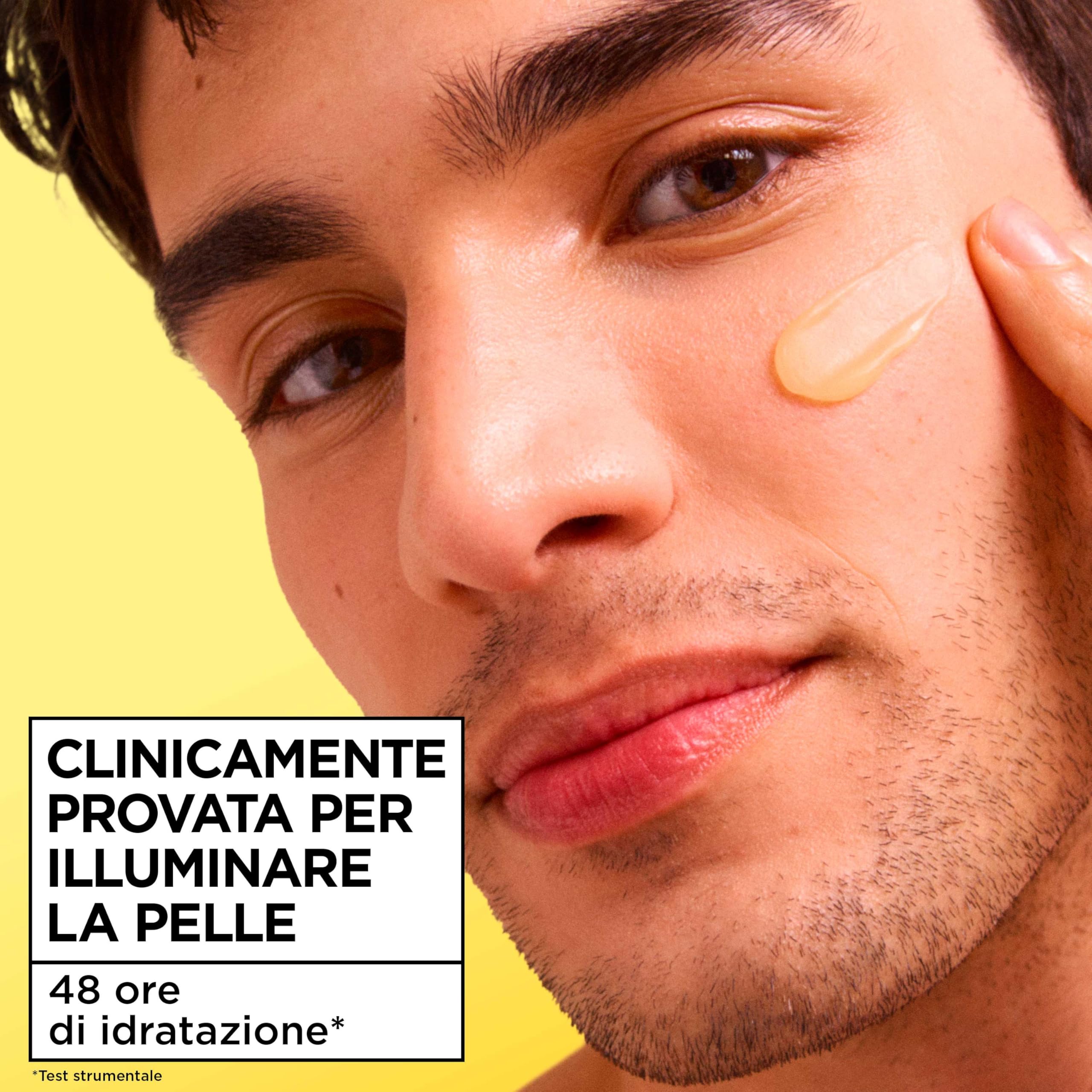 Garnier Vitamina C Fresh and Bright, Crema Sorbetto Idratante Anti-Macchie, Texture Fresca e Ultra Leggera, Con Niacinamide e Vitamina C, Formula Vegana, 85 ml
