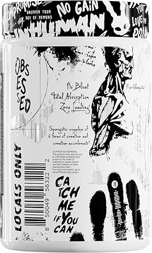 Miniatura 3 de AfterDark Supplements Creation Creatine Monohydrate Powder, mezcla de matriz de creatina de 10000 mg, promueve la potencia, la resistencia y el