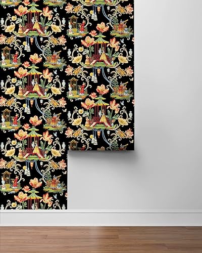 Miniatura 6 de Harrison Howard - Papel tapiz de diseño despegar y pegar, papel tapiz caprichoso de alta calidad para dormitorio, tocador, cocina, autoadhesivo,