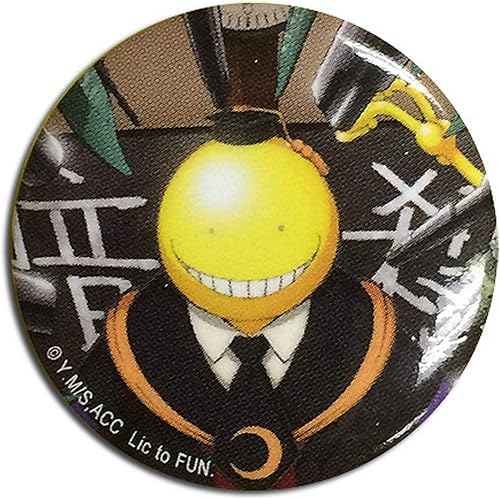 Great Eastern Entertainment Assassination Classroom Koro Sensei Key Art Button, 1.25"