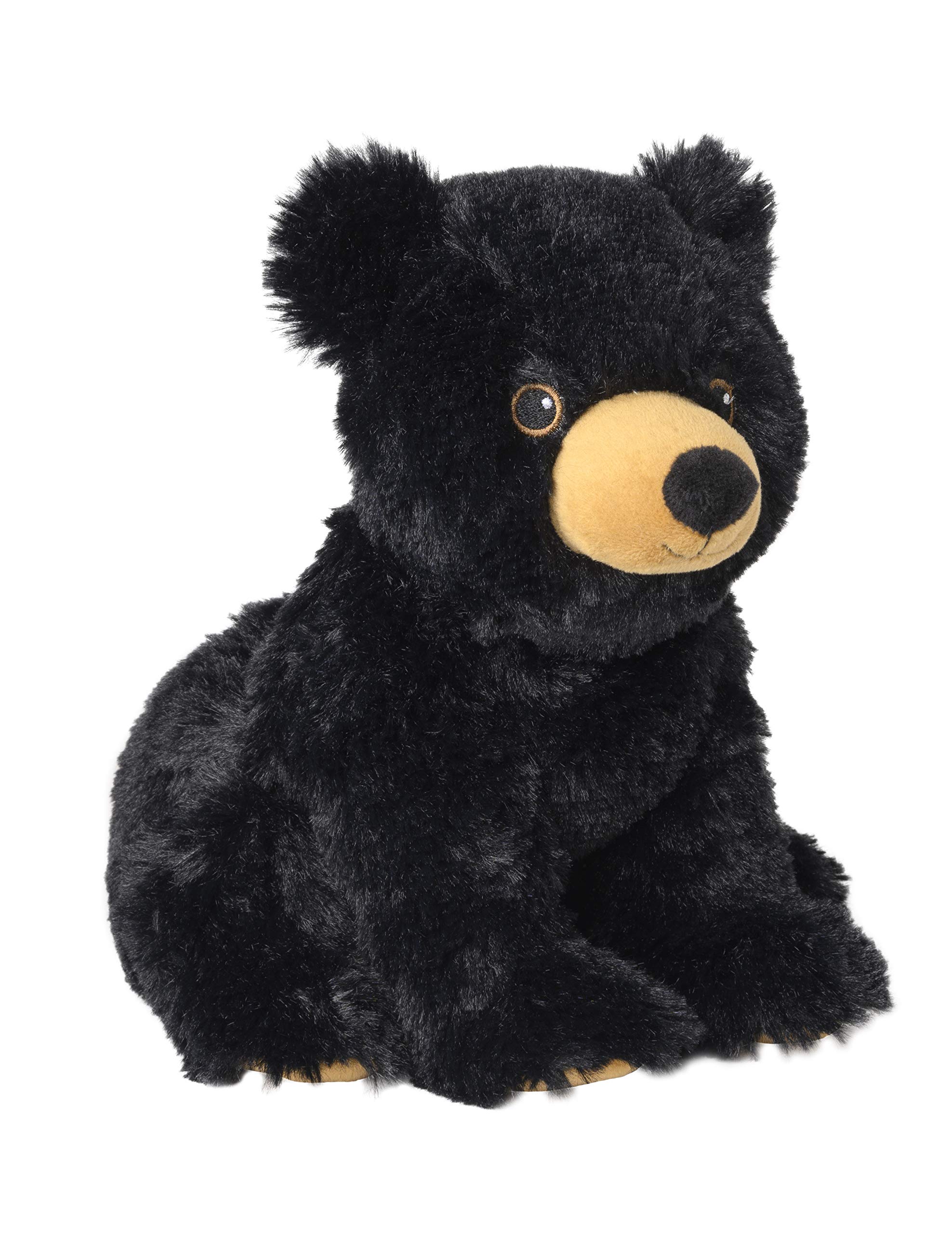 Warmies "Schwarzbär" Plüschtier Wärmekissen mit Hirse-Lavendelfüllung, 30 cm Größe, Schwarz