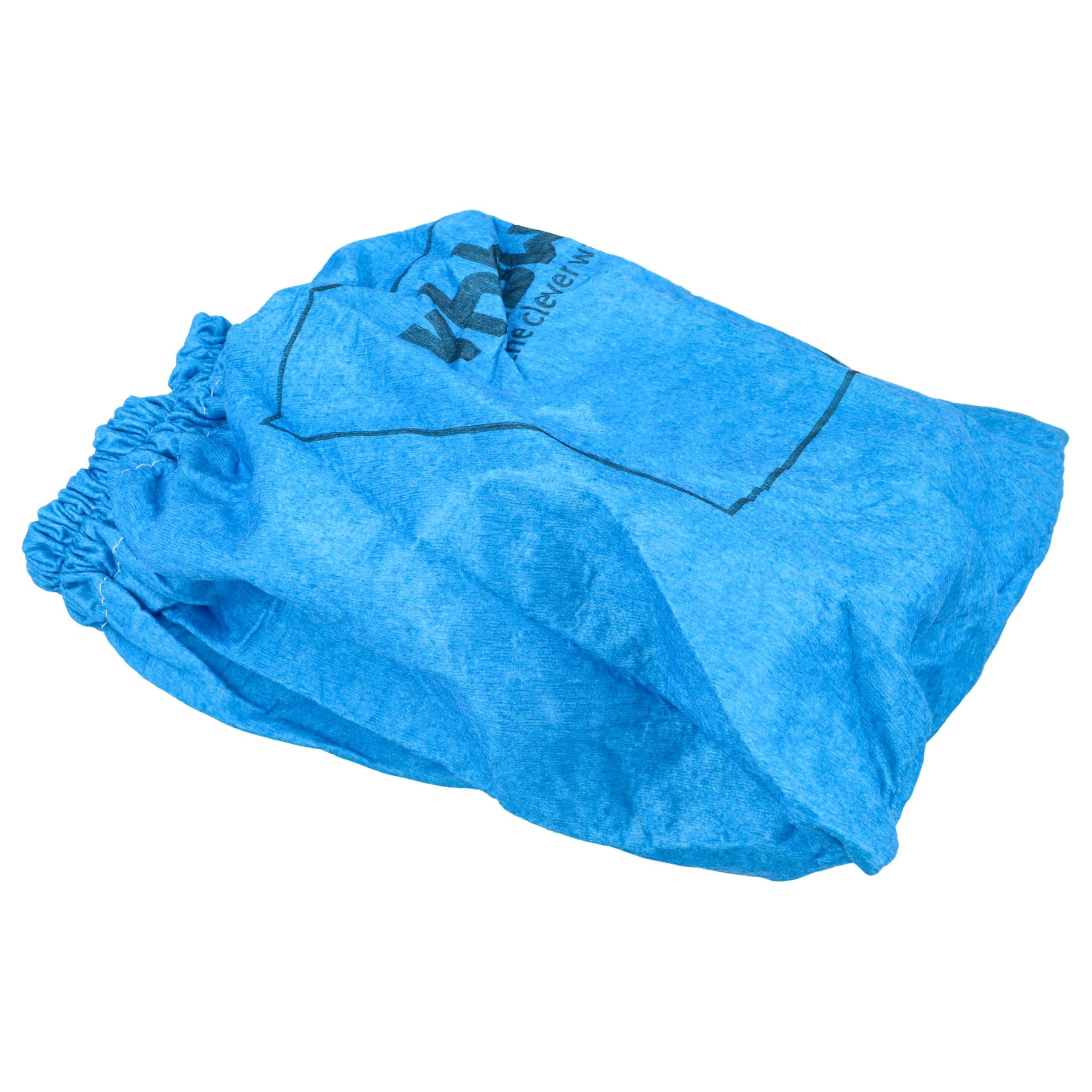 vhbw 3x Filtres textiles compatible avec Einhell TC-VC 1820 S | TE-VC 36/25 Li aspirateur sec et humide - Sac filtrant, lavable bleu