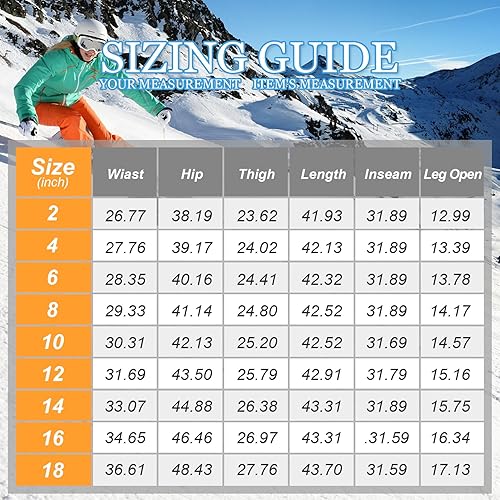 Miniatura 8 de Pantalones de nieve para mujer, para senderismo, esquí, invierno, con forro polar, softshell, repelente al agua, campamento, caminar