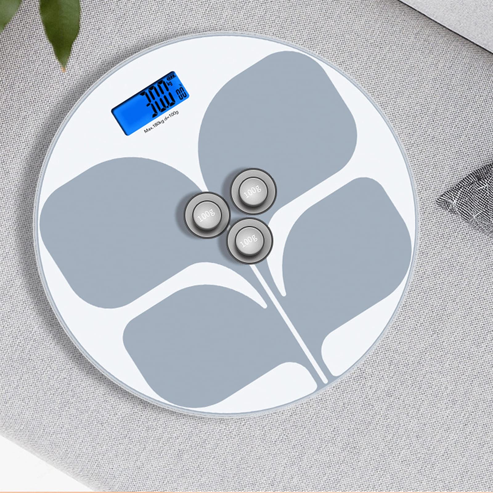 JINGYAN Básculas digitales La escala electrónica puede llevar 180 kg para el hogar adulto pérdida de peso pesaje medidor pesas escalas corporal