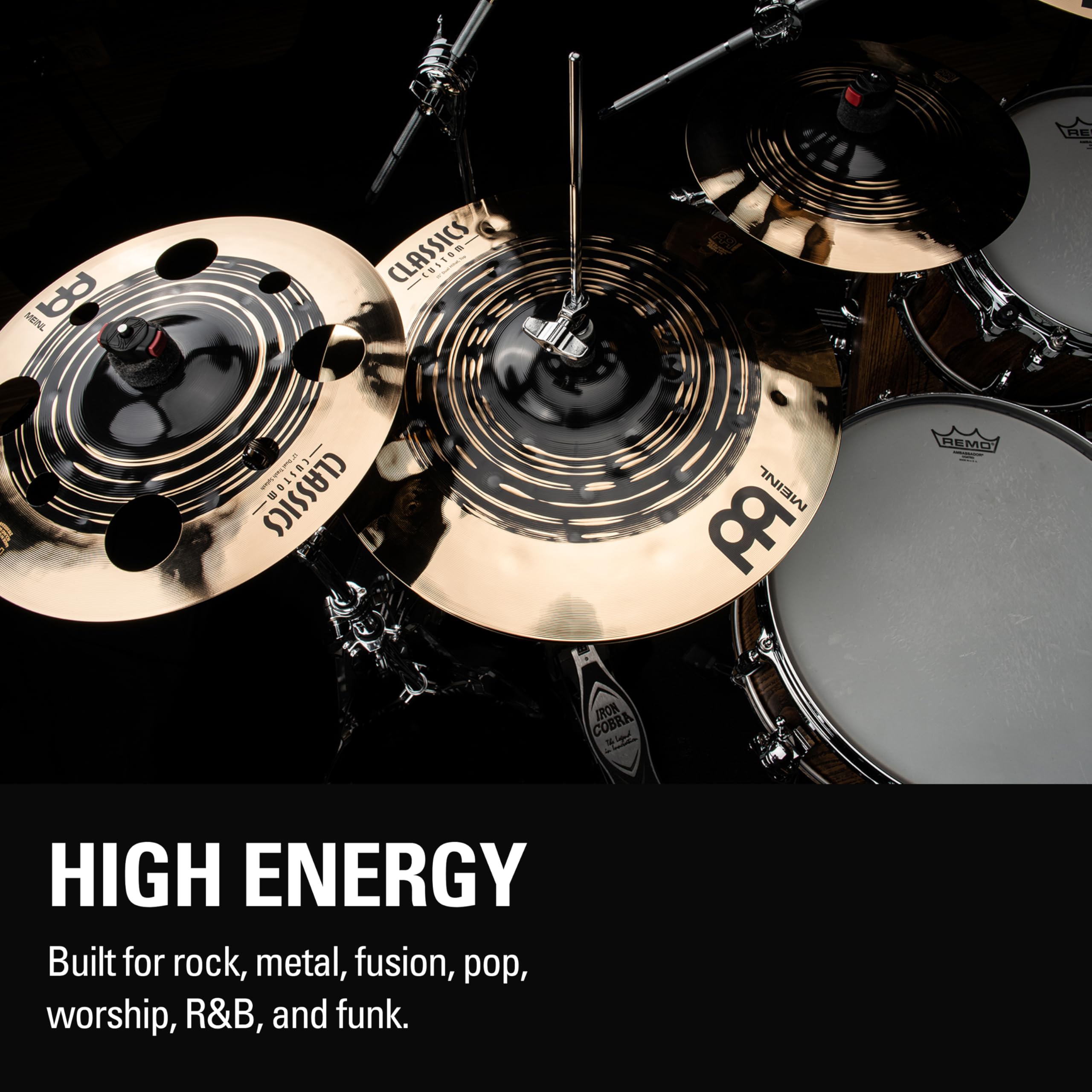 MEINL ハイハット ジンバル 14 HEAVY ROLAND Cymbal Amazon.com: Classics Custom Dual 14