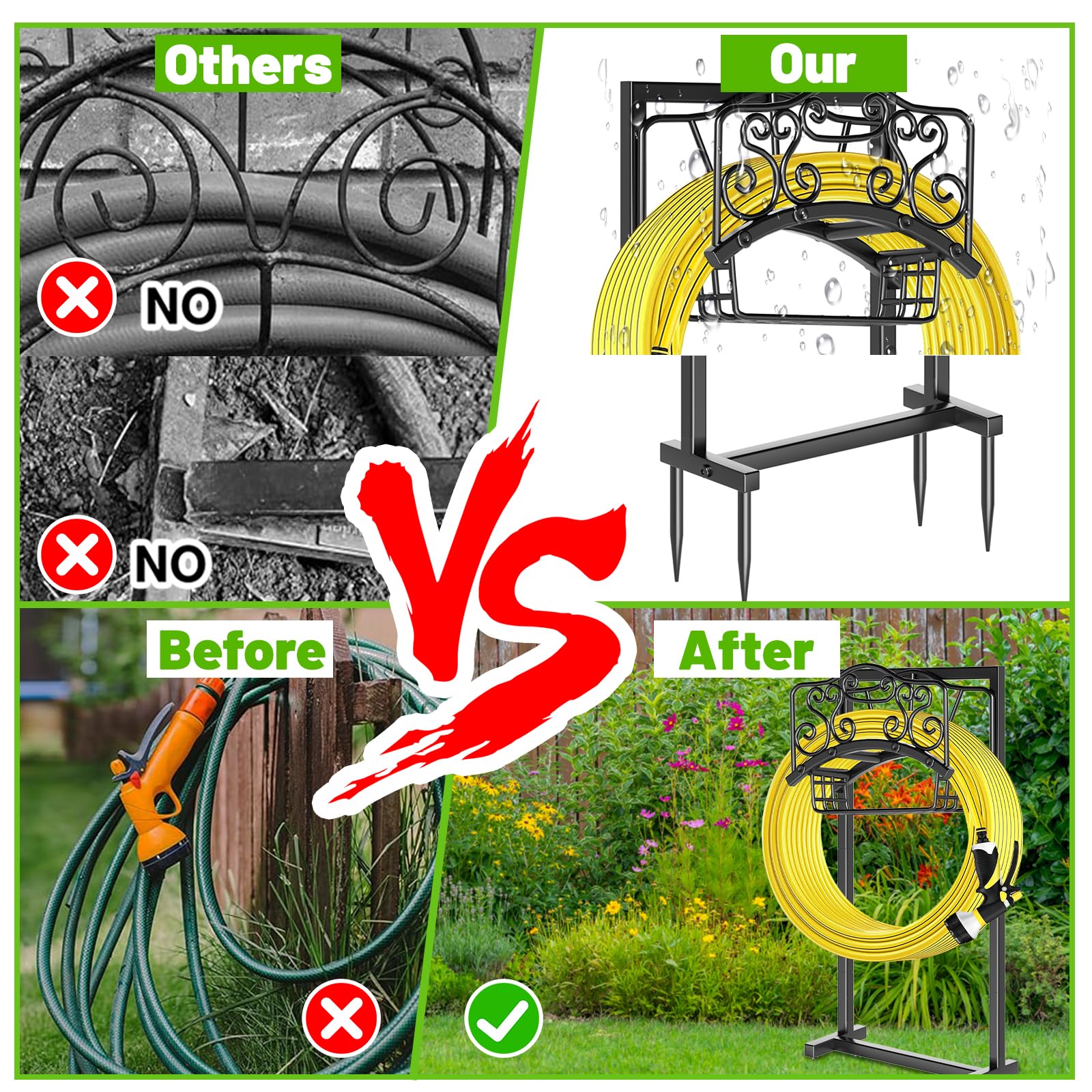 Gartenschlauch-Box Aus Oxfordstoff - Wetterfeste Aufbewahrung Mit Ablauflöchern