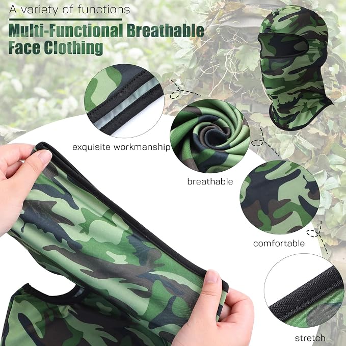 30 Balaclavas para Esquí con Protección UV y Cuello Fresco miniatura 3