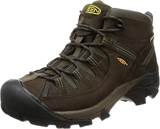 KEEN Men's Targhee 2 Mid Waterproof Hiking Boots - Breathable KEEN.DRY, All-Terrain Traction, Ankle Support
