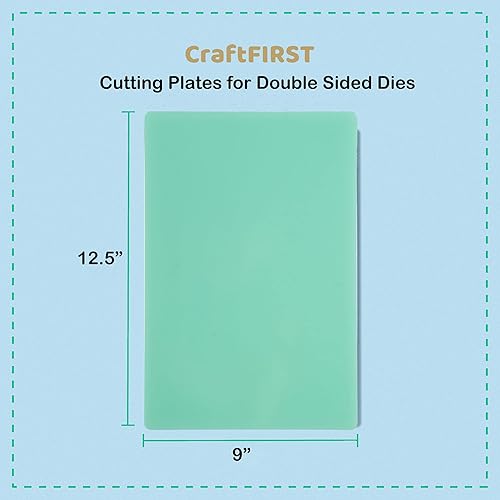 Miniatura 2 de 9 x 12.5 placas de corte para troqueles de doble cara accesorios de máquina de troquelado 1 par