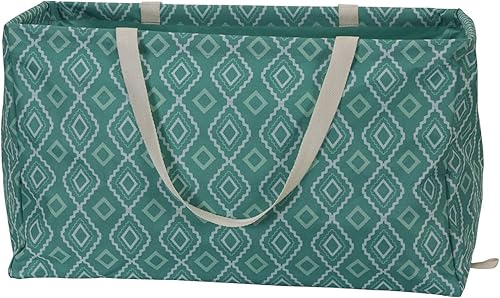 Household Essentials Teal Diamond Krush Container Bolsa Utilitaria Multiusos