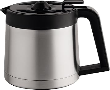 KRUPS XB1130 ET351 Replacement Thermal Coffee Carafe, 12 Cup, Silver