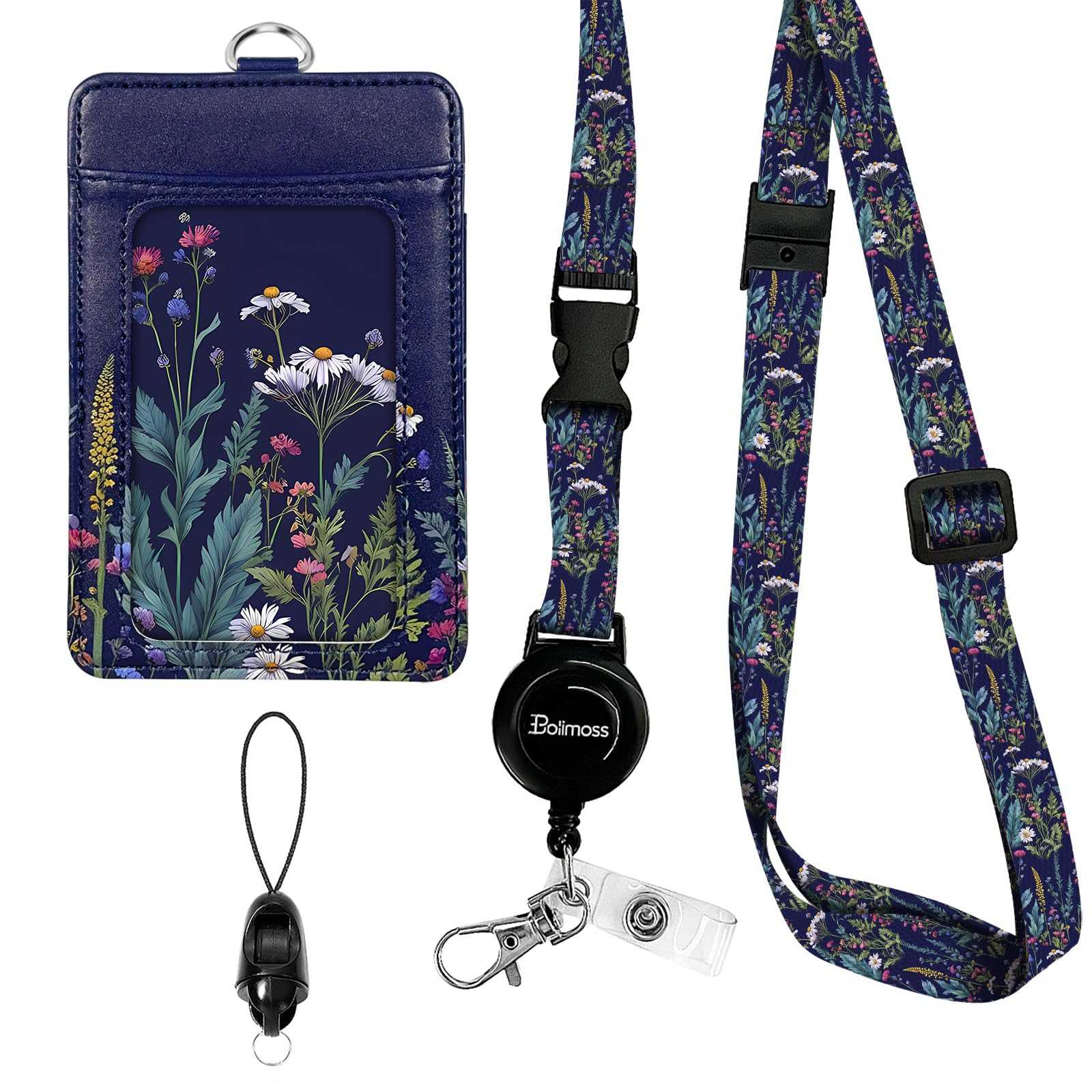 Floral Badge Holders