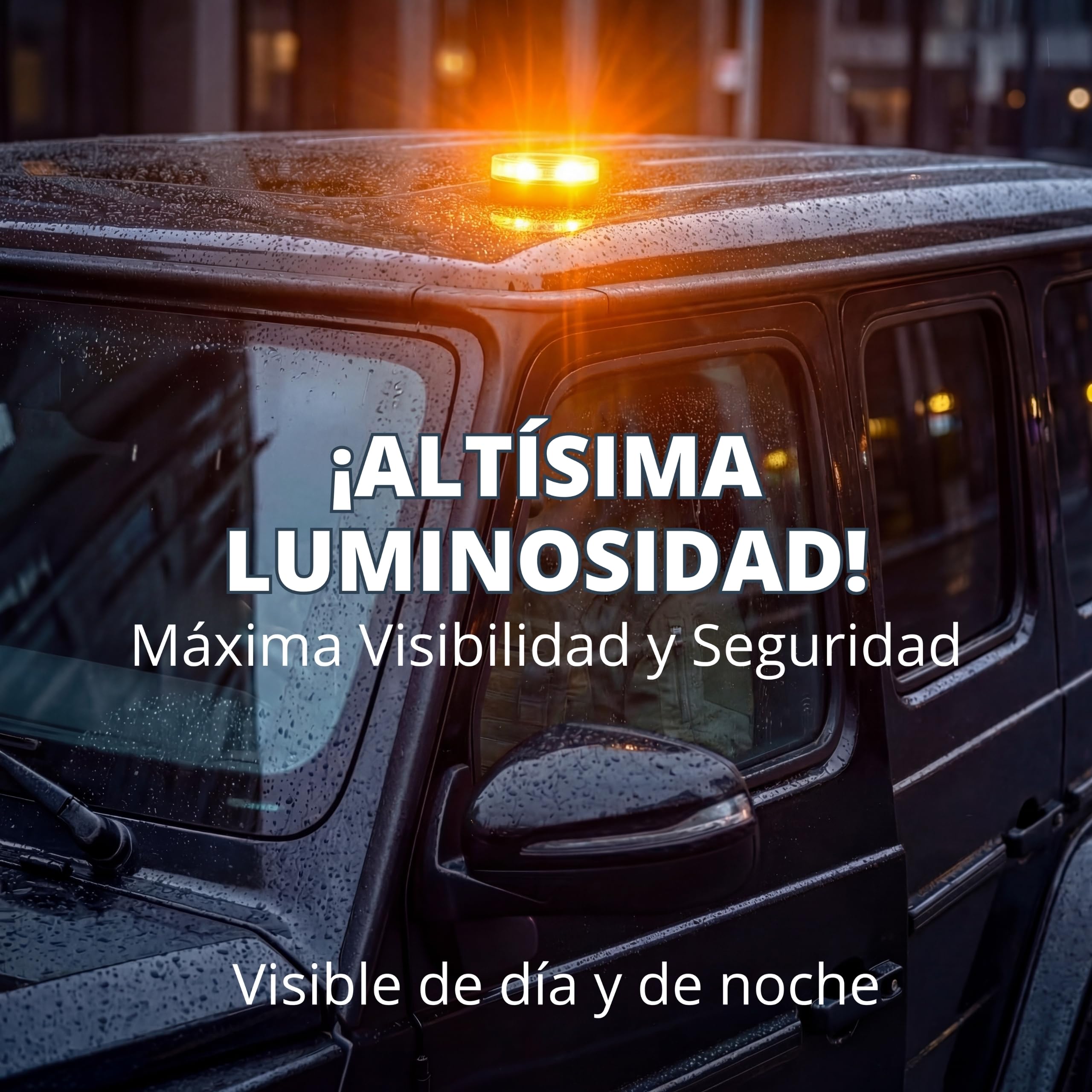 3 Balizas V16 Luz de Emergencia Homologada DGT 3.0 Geolocalizada SIM Integrada Datos 15 años - Resistencia IP54-780 lúmenes- +3h Autonomía - Pequeña y Compacta - Pack de 3