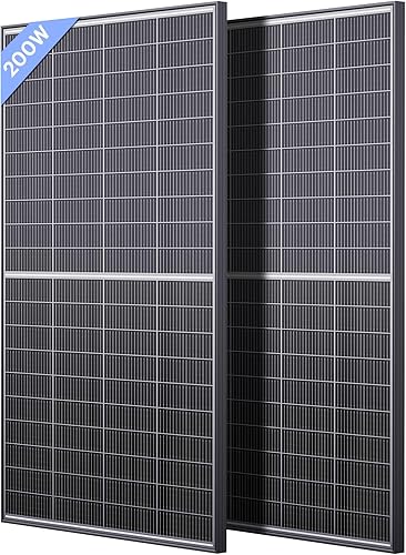 Panel solar bifacial tipo N de 16BB 400W, 2 paneles solares de 200 vatios de 12 V, 25% de alta eficiencia, diseño paralelo antisombra de módulo