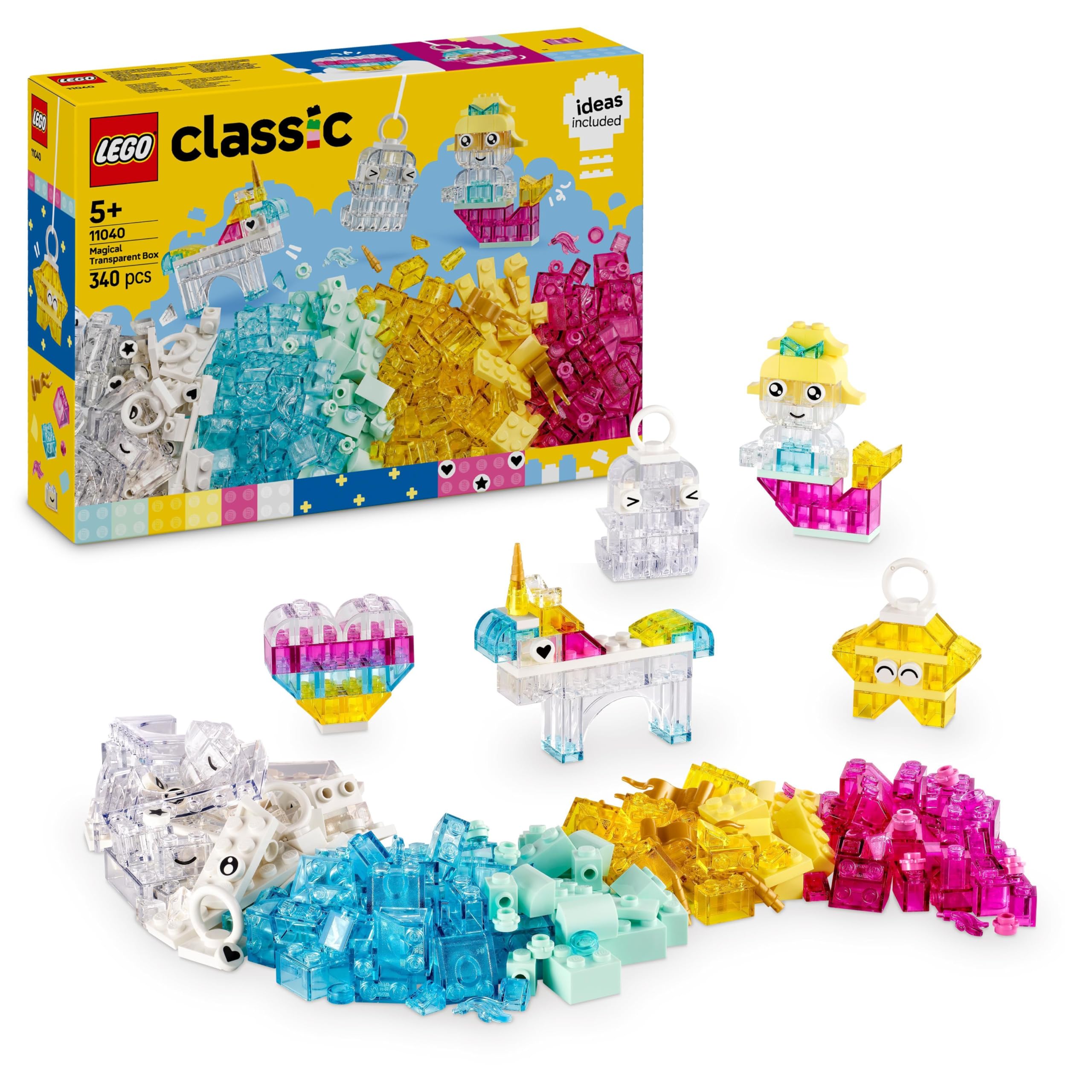 LEGO Classic Zauberbox mit durchsichtigen Steinen