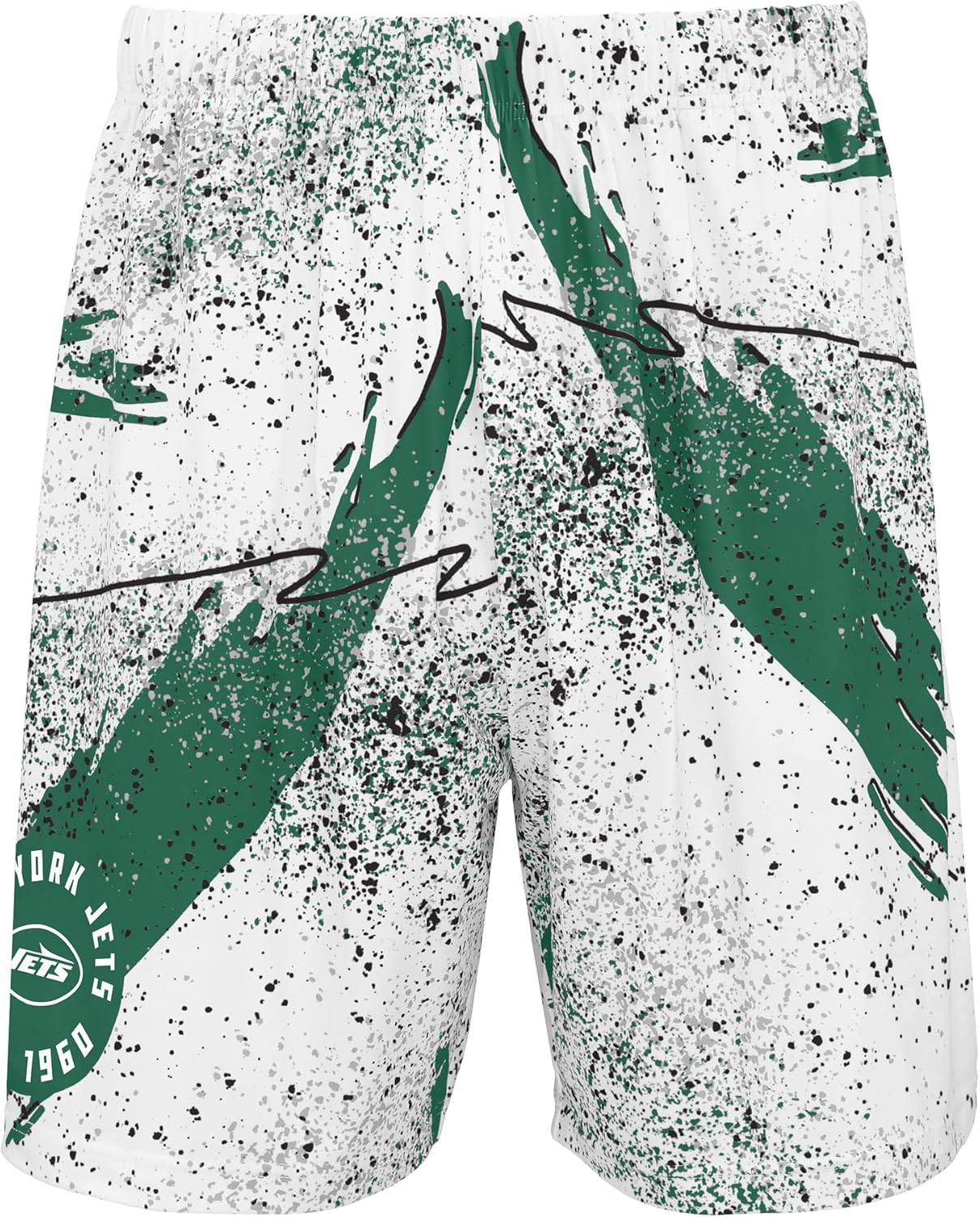 Zubaz NFL Men's Adult 7" Inseam Shorts in Vibrant Camo, Zebra, Confetti and Fade Styles (Small - 3XL)