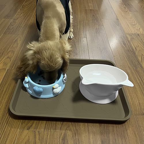 Miniatura 5 de Bandeja para botas para entrada interior, bandeja resistente para tapete de zapatos, 2 paquetes, 16.7 x 12.8 pulgadas, tapete impermeable con borde