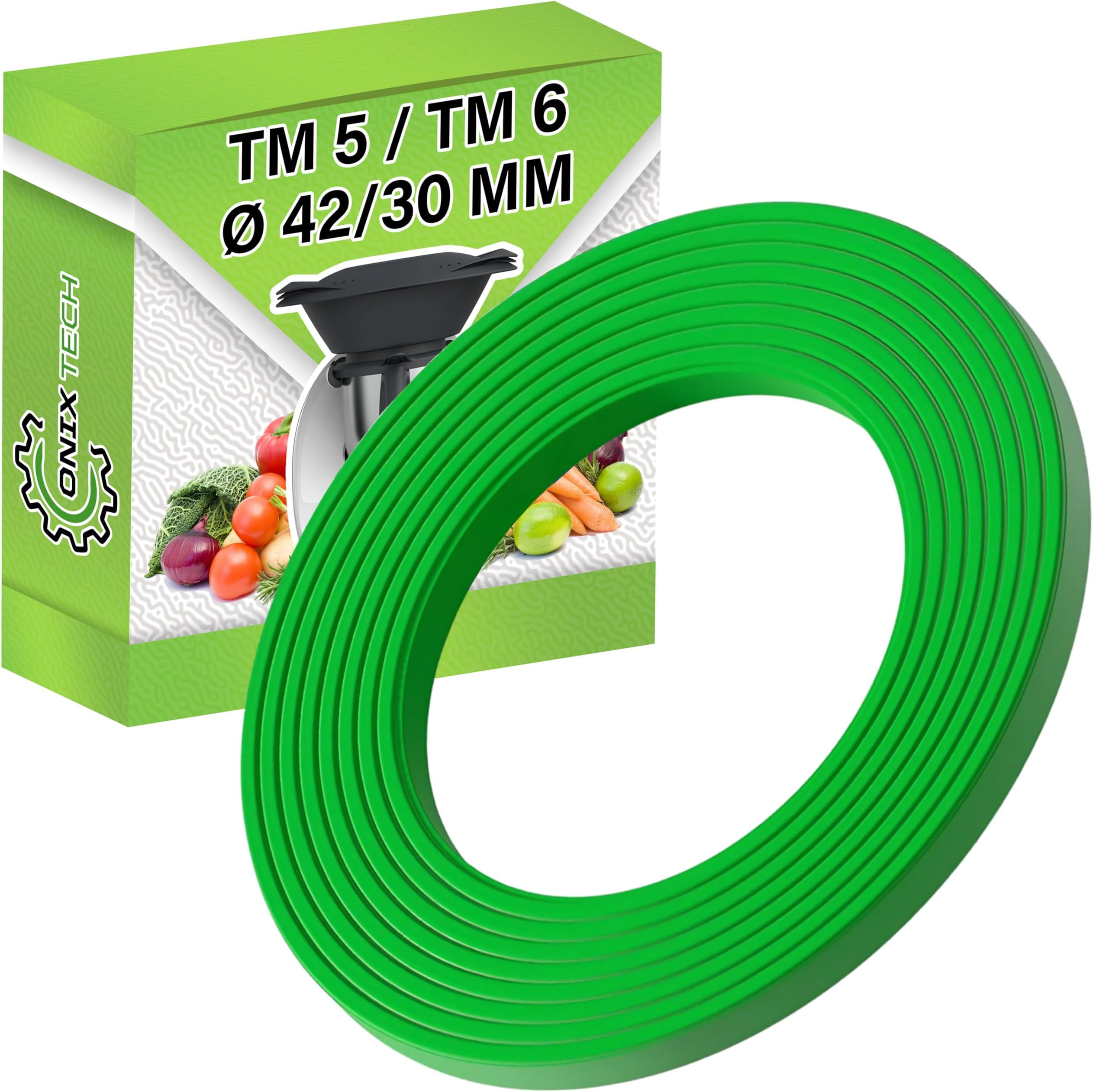 ONIX TECHRubber Gasket Blades with Diameter Ø 42/30 mm for Vorwerk Thermomix TM5 TM6 - 5 Year Warranty