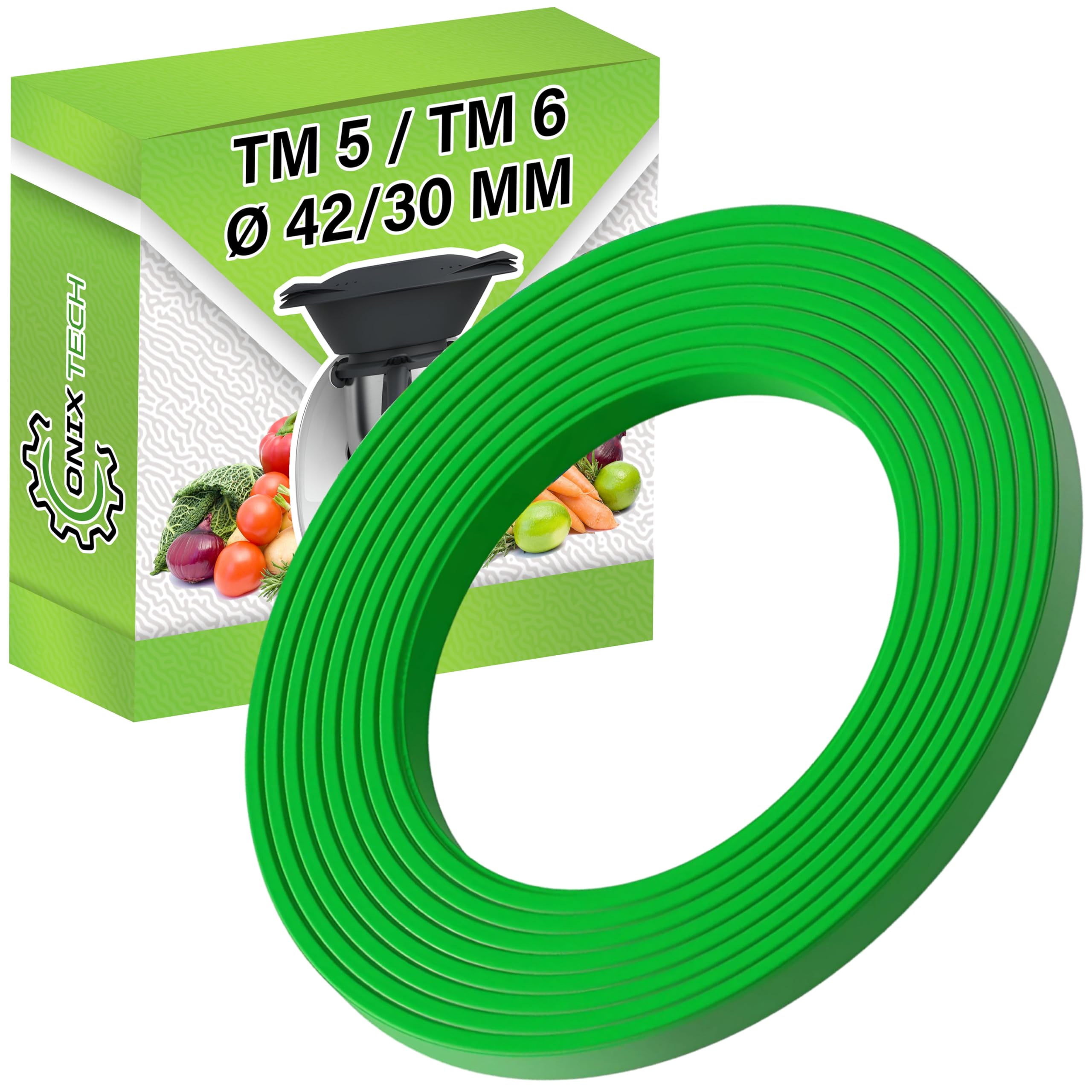 ONIX TECHRubber Gasket Blades with Diameter Ø 42/30 mm for Vorwerk Thermomix TM5 TM6 - 5 Year Warranty