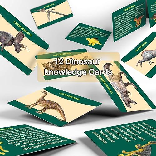 Miniatura 6 de Kit de excavación de huevos de dinosaurio - 12 kits de excavación de huevos fósiles de dinosaurio con alfombrilla de juego para niños, juguete