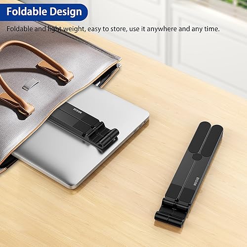 Miniatura 8 de BESIGN LS01 Pro - Soporte ergonómico para laptop, elevador de plástico para laptop, soporte portátil y ajustable para computadora portátil Negro