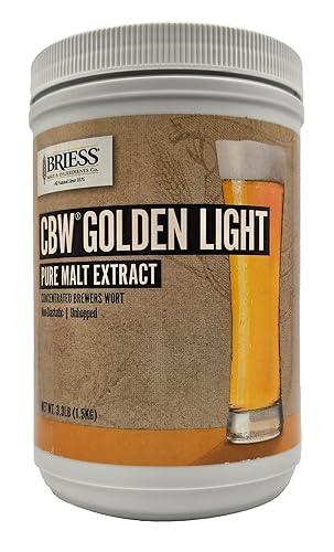 Aprenda a preparar B8-IS5X-KJH8 Briess Extracto de malta líquida Luz dorada para Homebrew