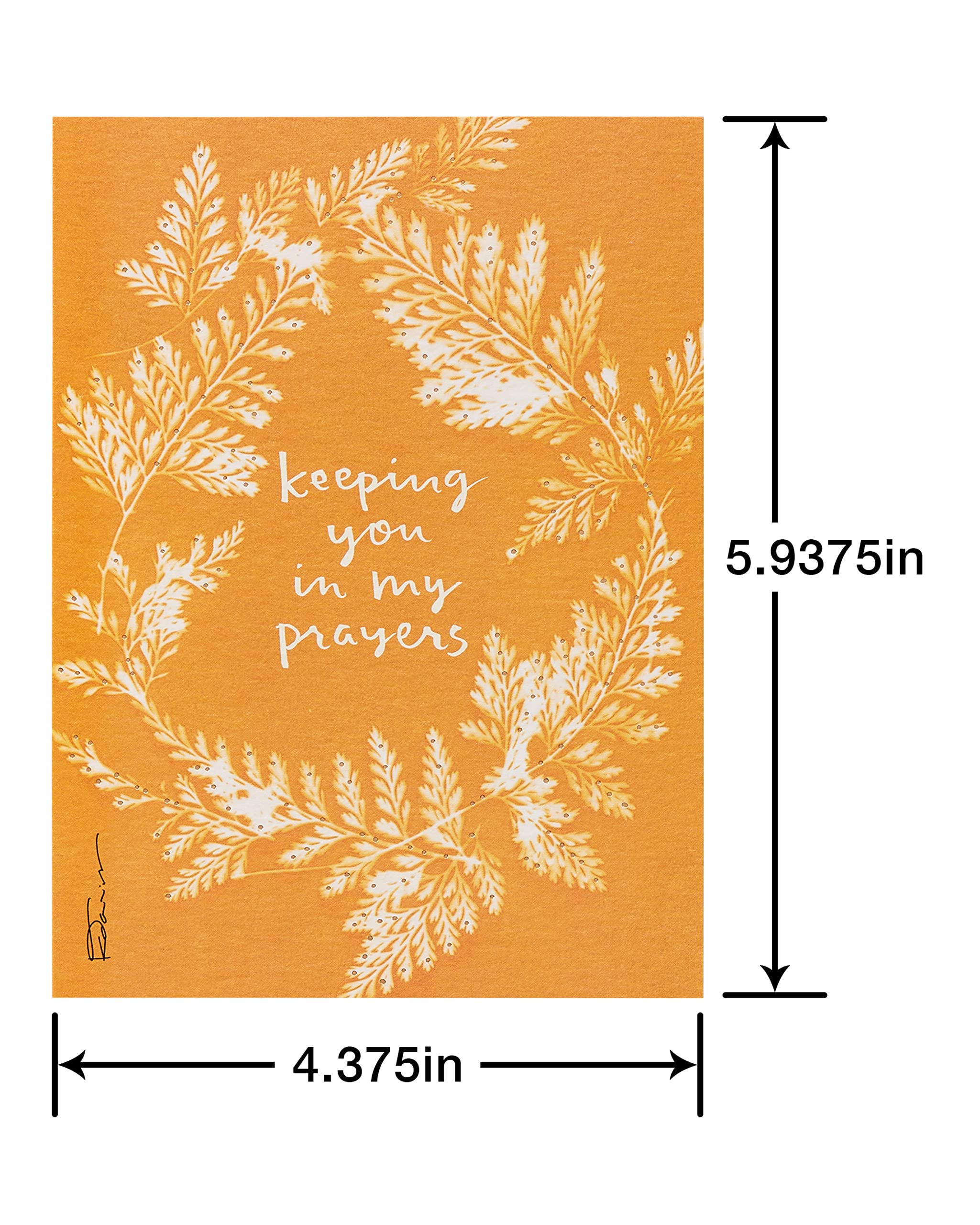 American Greetings Deluxe Sympathy, Thinking of You Cards with Envelopes, Kathy Davis Designs (32-Count), 4.375 x 5.9375 inches - Image 2