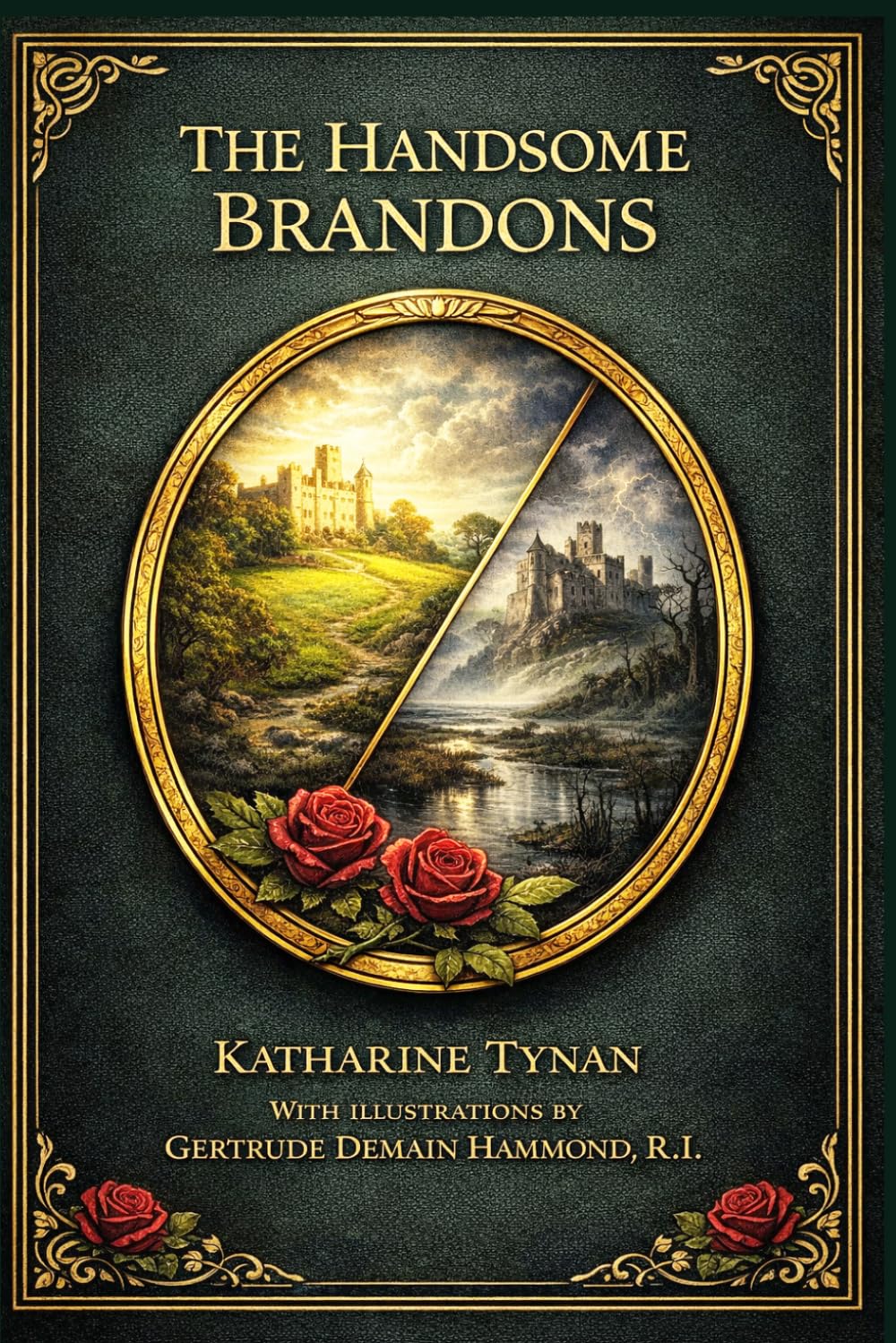 The Handsome Brandons (Illustrated Edition): A character driven Irish novel of romance, class tension, and household courage, as a once proud family faces ruin, loss, and the chance of renewal